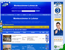 Tablet Screenshot of monteurzimmer-lohmar.de